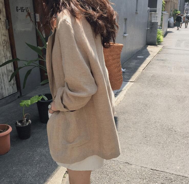 ベージュコーデ ベージュ テーラードジャケット アウター レディース 着回し抜群